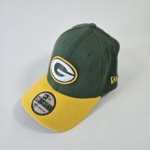 Green Bay Packers New Era 39THIRTY Fitted Cap Size Small/Medium New Without Tags
